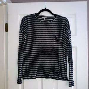 Lucky Brand Striped Long Sleeve T-shirt Size Small